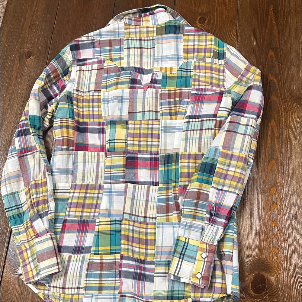 Rockmount Patchwork Plaid Button Down Shirt - image 10